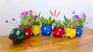 Worm Shaped Flower Pots From Plastic