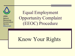Equal Employment Opportunity Complaint Eeoc Procedure Know