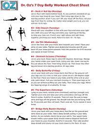 dr oz s 7 day belly workout the dr