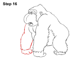 Goofy cartoons are a type of cartoon i've got a proclivity for drawing. How To Draw A Gorilla Cartoon