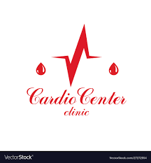 Cardio Abstract Logo Made With An Ekg Chart
