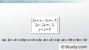 solving simultaneous linear equations