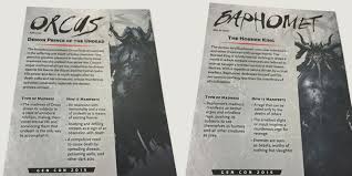 D&d 5e features a lot of builds. D D Rage Of Demons 8 Demon Lords Revealed Tribality