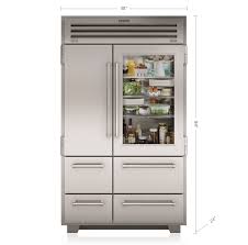 Sub Zero 48 Pro Refrigerator Freezer