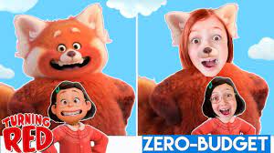 TURNING RED With ZERO BUDGET! Disney Official Trailer MOVIE PARODY By KJAR  Crew! - YouTube