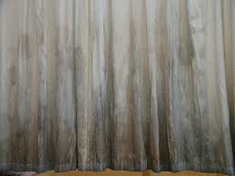 mouldy mildew infected curtains