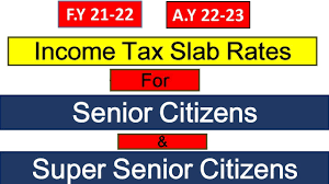 income tax slab rates for senior