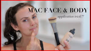 mac face body application trick