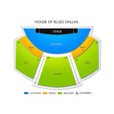 House Of Blues Dallas 2019 Seating Chart