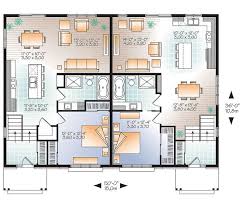 Barn Roof Two Family House Plan