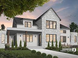 New Modern Farmhouse Plan 4 Beds 3