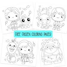 35 frozen pictures to print and color. Frozen Coloring Pages Free Digital Download Pretty Sheepy