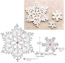 110 Crochet Snowflakes Free Pattern Diagram Crochet