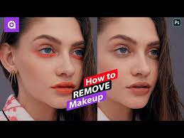 remove makeup in 1min in photo