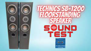 technics sb t200 floor standing speaker