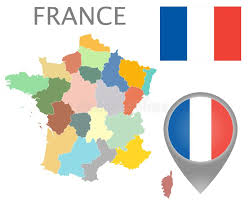 Click on the file and save it for free. France Flag Map Pointer And Map With Administrative Divisions Stock Vector Illustration Of Divisions Design 151702002