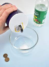 clean pennies crafts salt vinegar 01