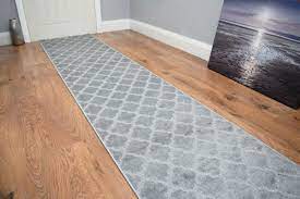 soft grey long hallway runner rug long