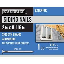 everbilt 2 in aluminum siding nail 1