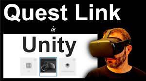 quest link in unity how to use unity