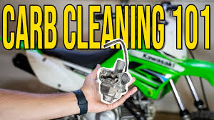 how to clean a dirt bikes carburetor