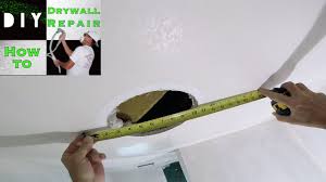 how to patch drywall hole on a ceiling