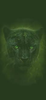 panther black green art wallpapers