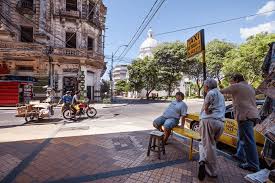 The majority of the population is under 30 years of age. Paraguay Asuncion Streets Of The World