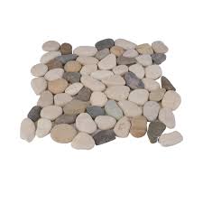 pebble stone look floor and wall tile