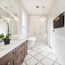 snow white marble bathroom floor tiles