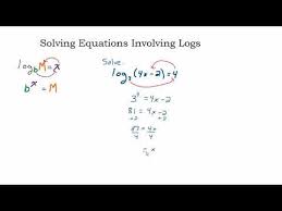 Solving Equation Log Form To