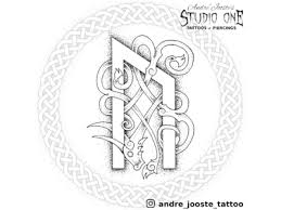 Viking rune tattoos are inspired by the ancient futhark, one of the many varieties of runic alphabets that have existed throughout history. Andre Jooste Dribbble