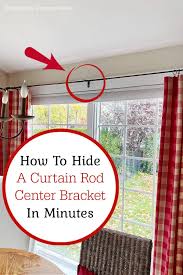 curtain rod center bracket