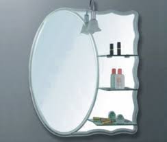 Decor Wall Shelf Bathroom Mirror