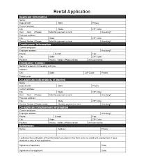 Tenant Application Form Under Fontanacountryinn Com