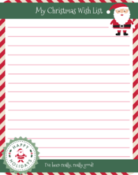 Free Christmas Wish List Printable Mommy Mafia