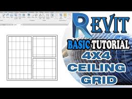 Revit Creating 4x4 Ceiling Grid