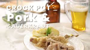 crock pot pork sauer delicious