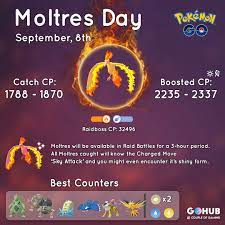 A comprehensive Moltres Day Guide (September 8 2018) - Pokémon GO Hub