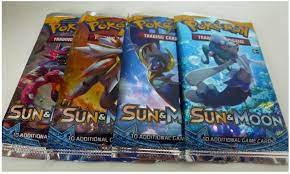 Buy Pokemon TCG: Sun & Moon Booster Pack Collection Moon 4 Pack Online in  India. B01N5JYKTB