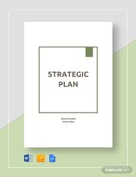 37 Strategic Plan Templates Pdf Docs