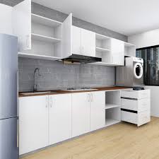 Get durable, stylish and functional cabinets for your kitchen at fabulous prices. Customized 32 Feet Modern Minimalist Kitchen Cabinet White Starbuy Singapore S No 1 Custom Solid Wood Furniture Baby Products Retailer