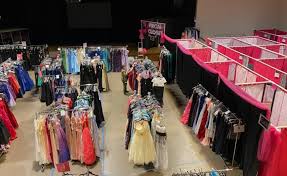gowns at annual prom closet