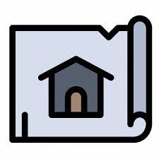 Building Construction House Map Icon