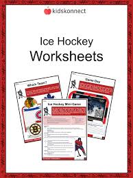 ice hockey worksheets history rules