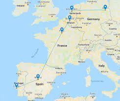 itinerary for traveling europe by train