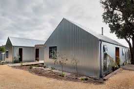 bellbrae house in corrugated steel sheeting
