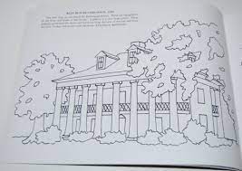 More coloring pages that dont fit in other boards. Louisiana Plantation Coloring Book Lost Found Vintage Toys