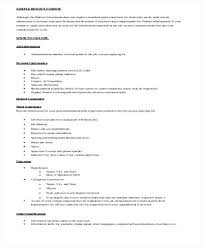 Resume Form Sample Sample Resume Format Doc Resume Paragraph Form