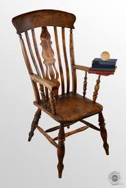 antique windsor high back chair country